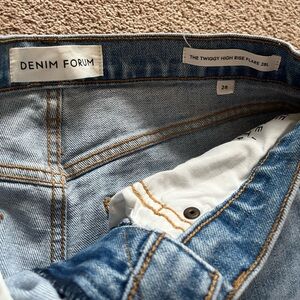Aritzia denim forum twiggy flare jeans